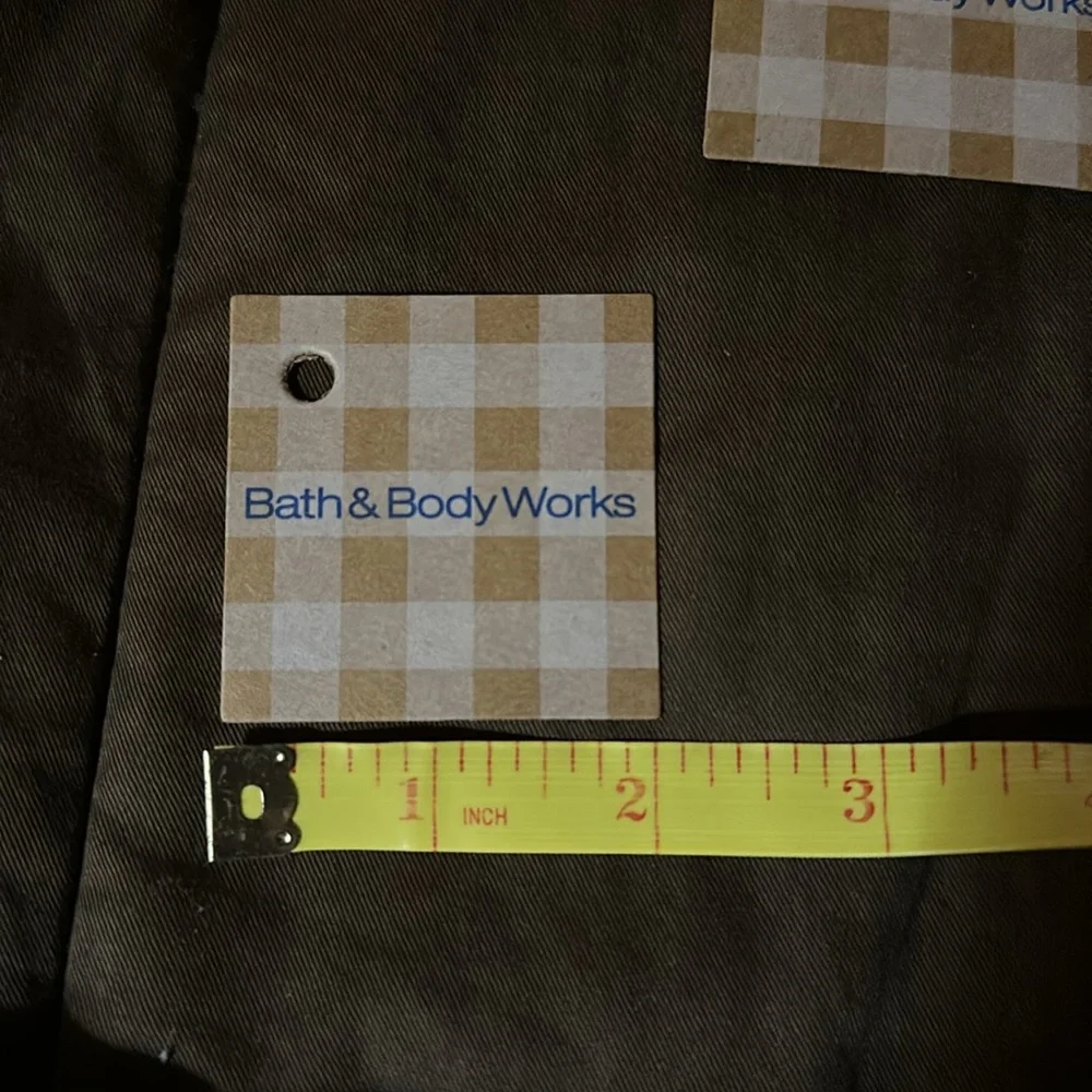 Bath & Body Works Small Cardboard Gingham Gift Tags